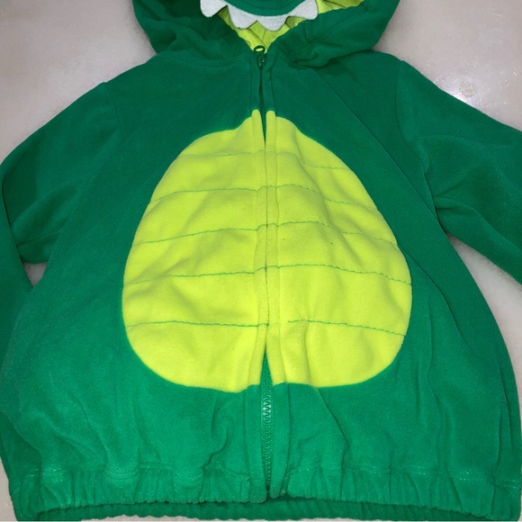 ‼️5 FOR $15‼️ Carters Green Dinosaur Halloween Costume - Picture 9 of 9